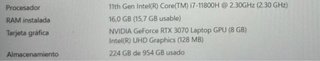 Portátil Gigabyte Aorus 15p XD