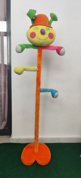 Percha Peluche Gusano Infantil