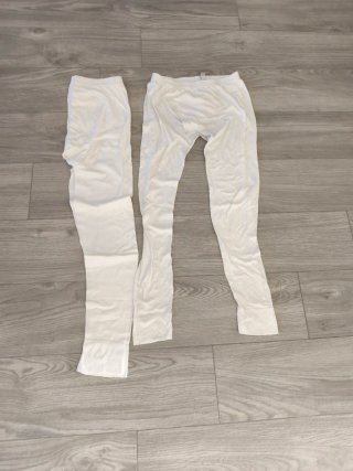 N' 2 Pantaloni termici bianchi taglia XXL
