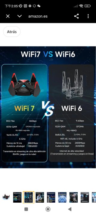 Adaptador WiFi 7 USB NEWFAST BE6500