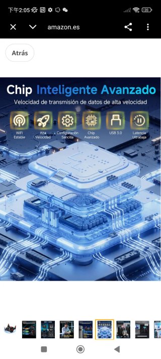 Adaptador WiFi 7 USB NEWFAST BE6500