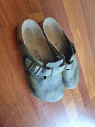 Chanclas Birkenstock Camuflaje Verde