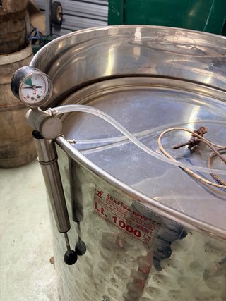 Depósito vino 1000L Acero Inox