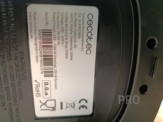 Cecotec Cafetera de Goteo Coffee 66 Grind & Drop Essential 1086W