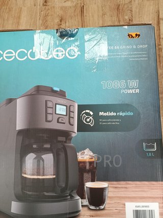 Cecotec Cafetera de Goteo Coffee 66 Grind & Drop Essential 1086W