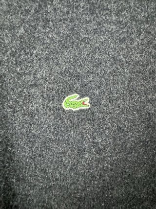 Chaleco Lacoste Sport Vintage Gris Lana Talla L