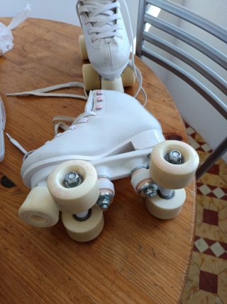 Patines blancos Oxelo talla 35/6