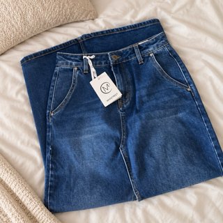 Gonna lunga in denim
