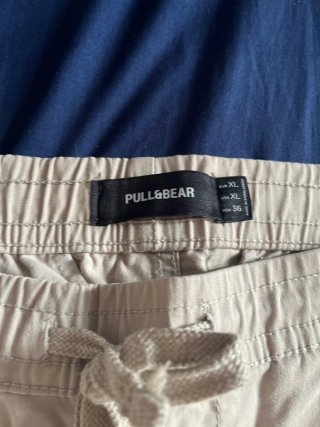 Pantalones Cargo Jogger Beige Talla XL 46