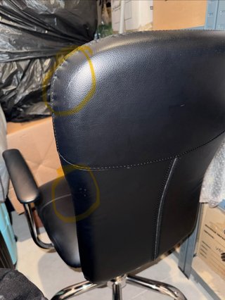 Silla de oficina negra 5 ruedas