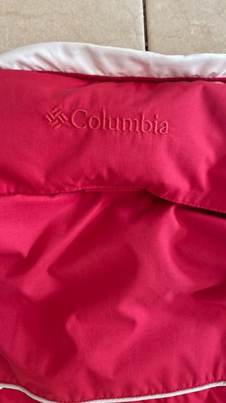 Chaqueta Columbia Vintage Impermeable Burdeos