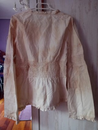 Blusa Bershka Boho Beige