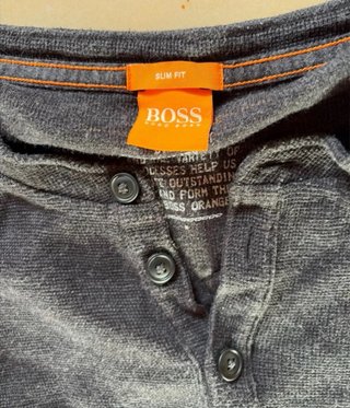 Jersey fino BOSS gris talla S