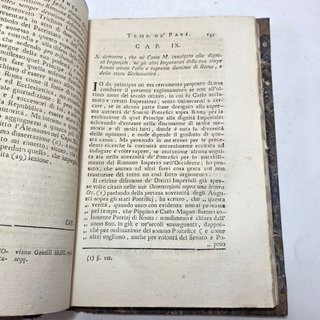 Dissertazione Dominio Pontefici Stati Roma 1787