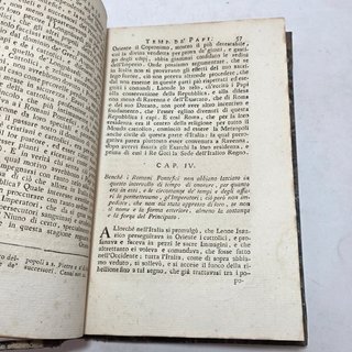 Dissertazione Dominio Pontefici Stati Roma 1787