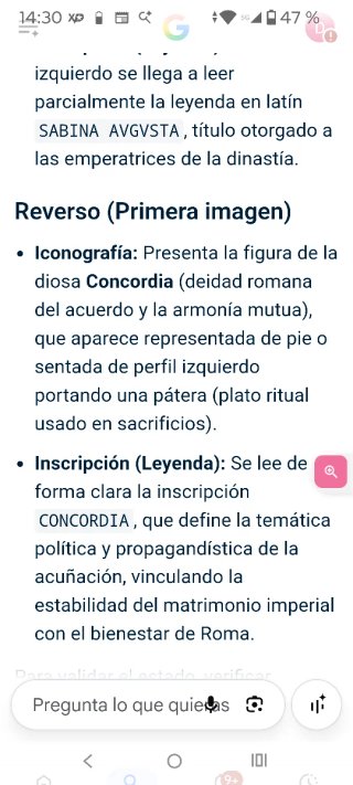 Denario Plata Imperio Romano