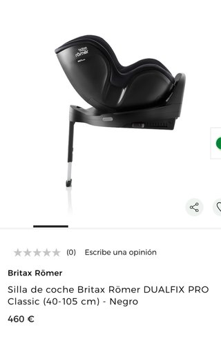 Silla de coche Britax Römer negra
