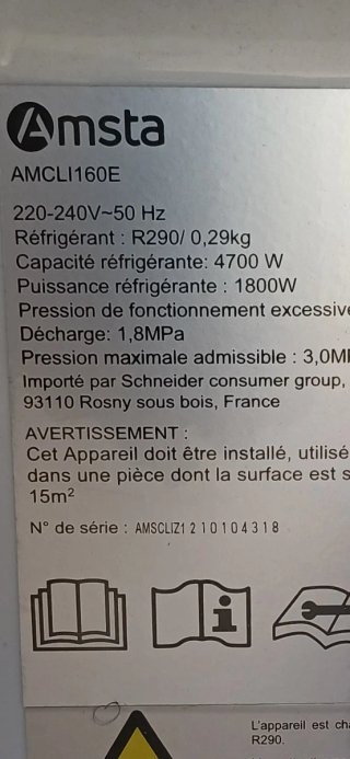Amsta Aire Acondicionado Portátil 16.000 BTU