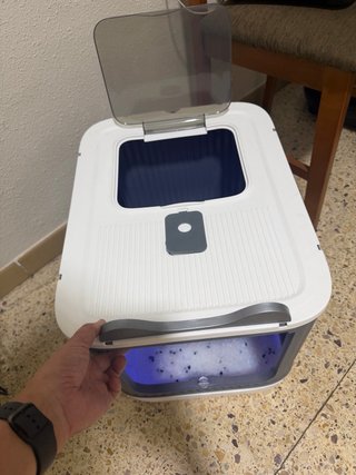 Arenero Gato UV Limpiador