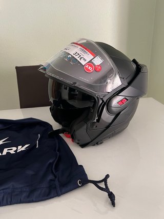 Casco Shark Oxo Negro Mate Talla XXL Nuevo