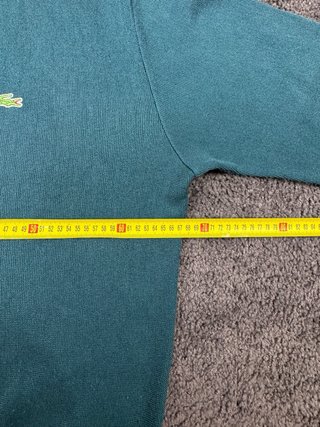 Jersey Lacoste Vintage Chemise XL Verde Azulado