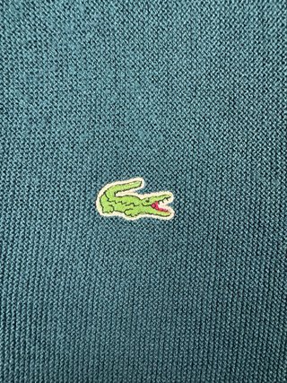 Jersey Lacoste Vintage Chemise XL Verde Azulado
