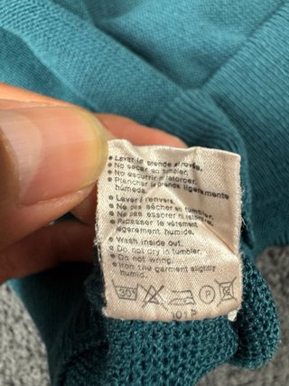 Jersey Lacoste Vintage Chemise XL Verde Azulado
