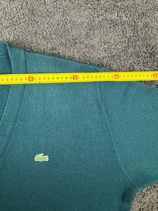 Jersey Lacoste Vintage Chemise XL Verde Azulado