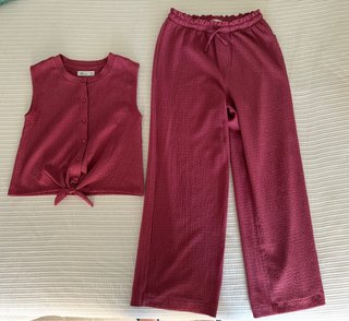 Conjunto Top y Pantalón Rosa El Corte Inglés