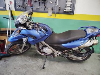 BMW F650GS Azul