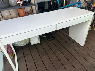 Escritorio Blanco Ikea MICKE 142x50