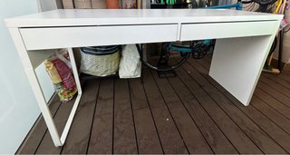 Escritorio Blanco Ikea MICKE 142x50