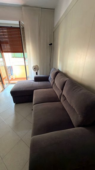 Divano letto 3 posti con penisola
