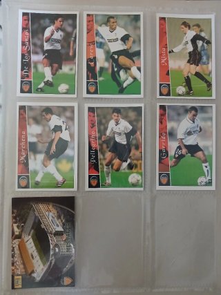 Cartas Futbol Liga 2003 Paks de 3 equipos