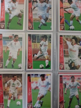 Cartas Futbol Liga 2003 Paks de 3 equipos