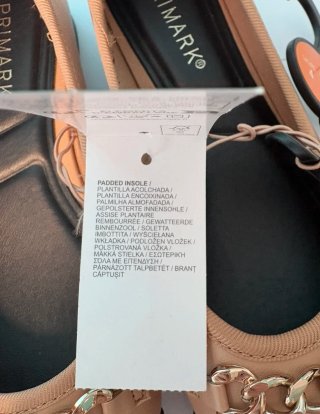 Bailarinas Primark mujer marrón y negro