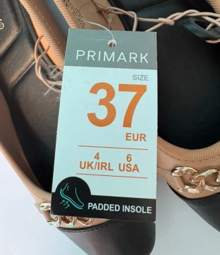 Bailarinas Primark mujer marrón y negro