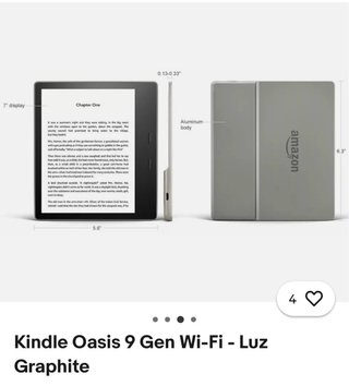 Kindle Oasis 9ª Gen Negro wifi