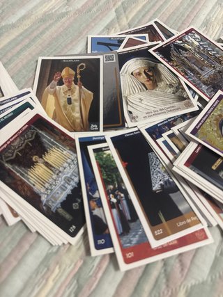 Pack 100 Cromos aleatorios Holy Cards Sevilla 2024