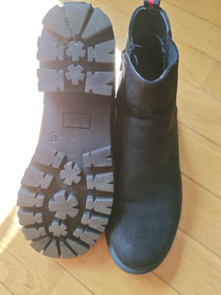 Botines bajos mujer negros