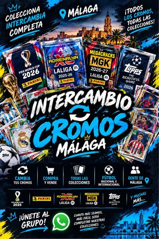 Grupo WhatsApp Málaga Cromos
