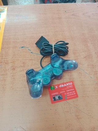 MANDO SONY PS2 NEGRO TRANSPARENTE