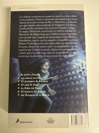 Harry Potter 5 y la orden del Fénix