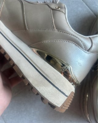 Sneakers Liu Jo Platform Oro/Beige Tg 38