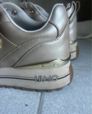 Sneakers Liu Jo Platform Oro/Beige Tg 38