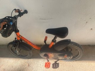 Bicicleta infantil naranja BTWIN