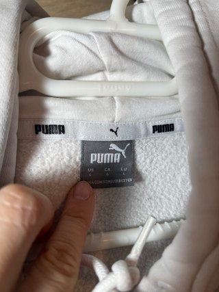 Sudadera Puma Beige y Rosa Talla M