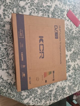 Schermo TV digitale portatile KCR 15.6 DVB-T2