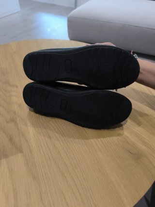 Mocasín escolar niña negro talla 37
