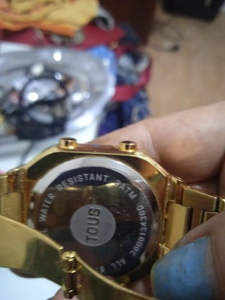Reloj Tous Dorado Oso Digital